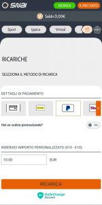 Snai PayPal